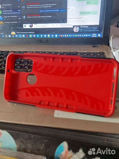 Чехол для Хонор 9а, жесткий, с подставкой