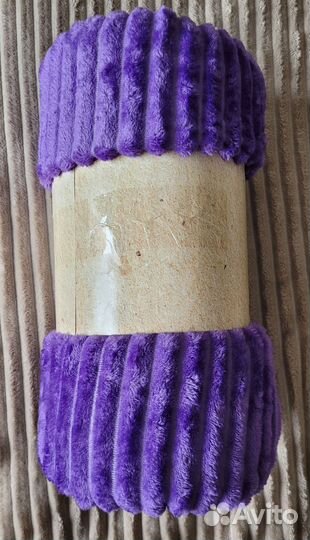 Плед 200х220 полоска, кубик