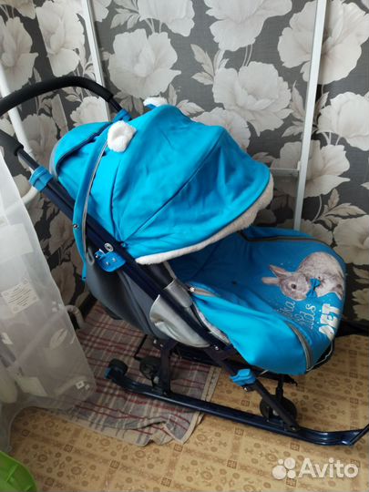 Коляска санки