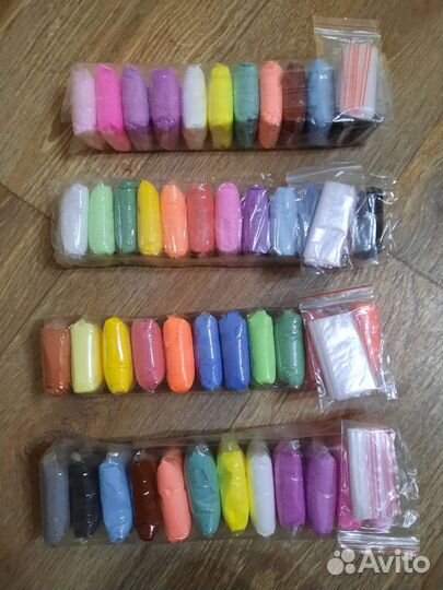 Воздушный пластилин 12 брусков