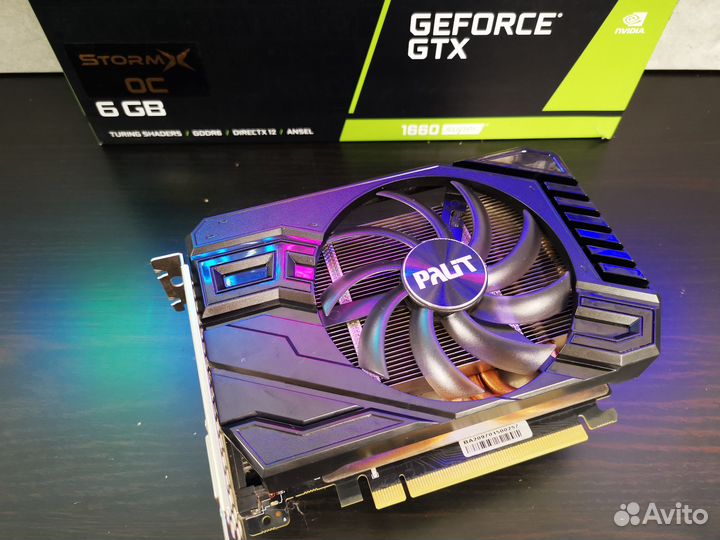 Palit GTX 1660 super Storm X 6GB