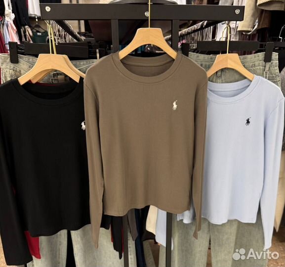 Лонгслив лапша Polo Ralph Lauren единый до 46