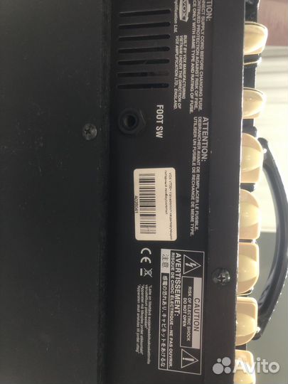 Комбоусилитель Vox Valvetronix 20+