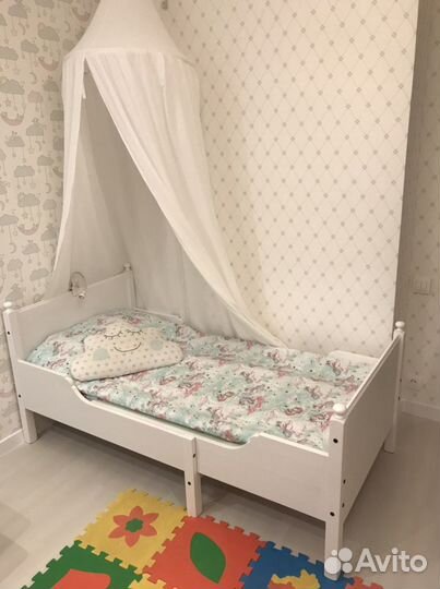 Детская кровать IKEA и матрас