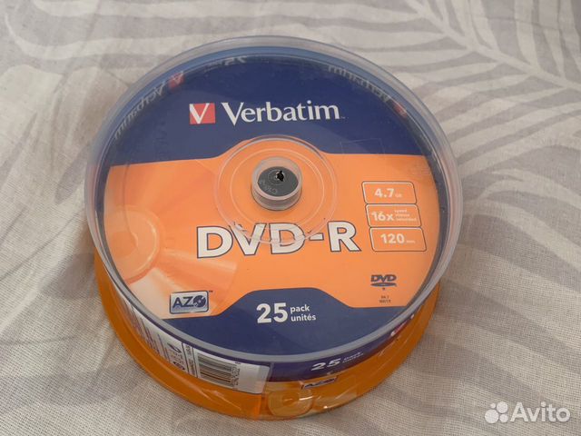 Болванка dvd-r 25 штук