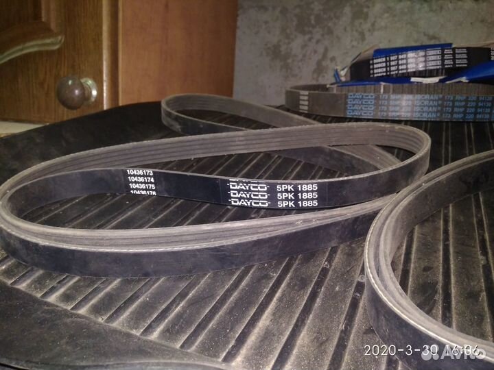 Приводной, грм ремень Dayco 5рк 1885