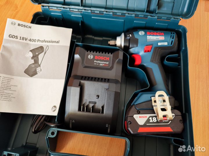 Гайковерт Bosch GDS 18V-400