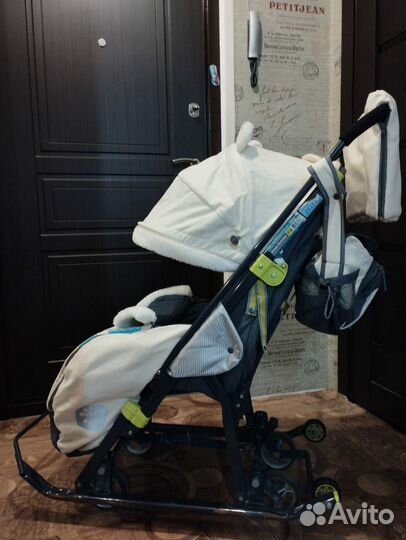 Детские санки коляска ника 7 8