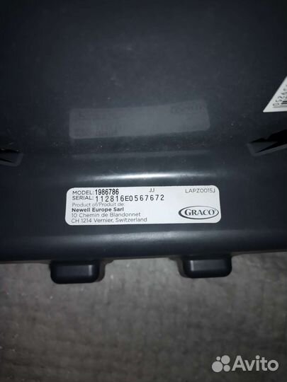 Автокресло детское 9-36 Graco