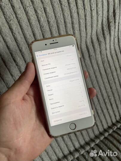 iPhone 7 plus 128gb / акб 100