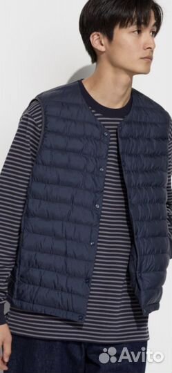 Uniqlo 48/50 пуховый жилет