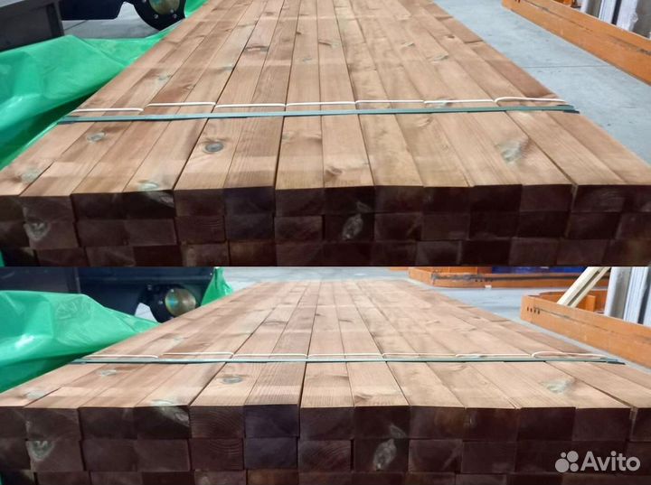 Брусок строганый 45*70*3000 мм AB импрегнированный