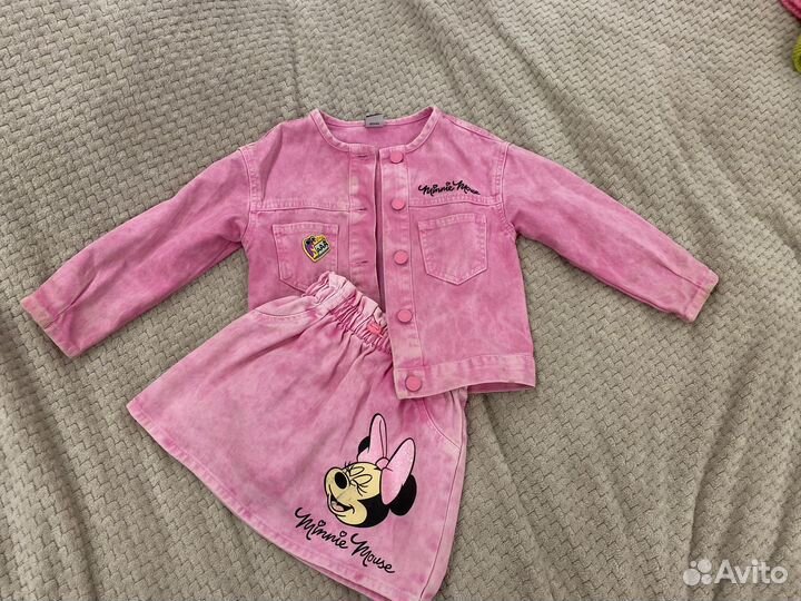 Костюм для девочки джинсовый