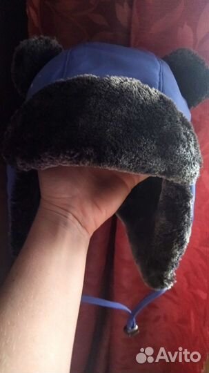2 новые зимние шапки с ушками