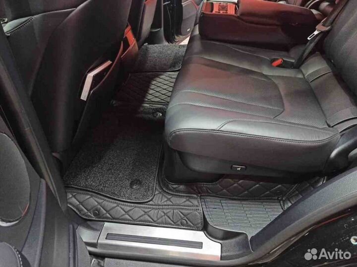 3Д коврики из экокожи lexus LX 3