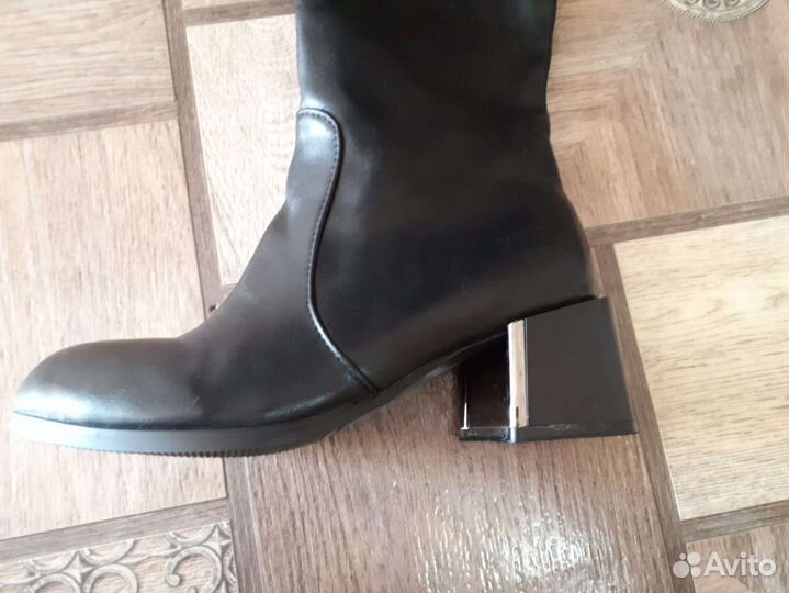 Сапоги ботфорты новые 38