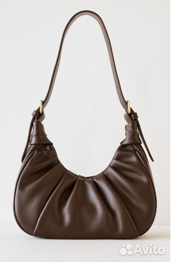 Сумка женская через плечо коричневая
