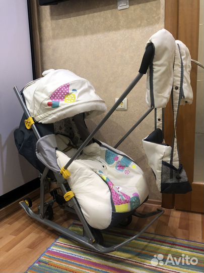 Санки коляска ника 7