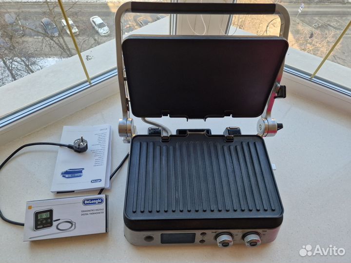 Гриль DeLonghi 1012D серебристый