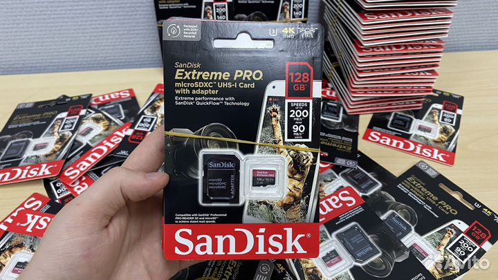 Sandisk Extreme PRO 128 speeds 200/90