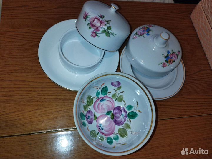 Масленка икорница салатник