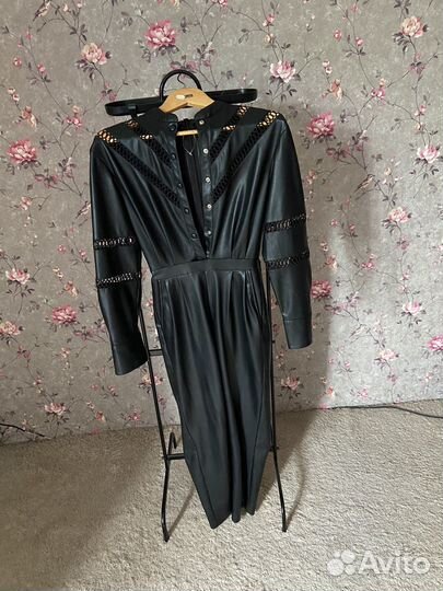 Кожаный комбинезон