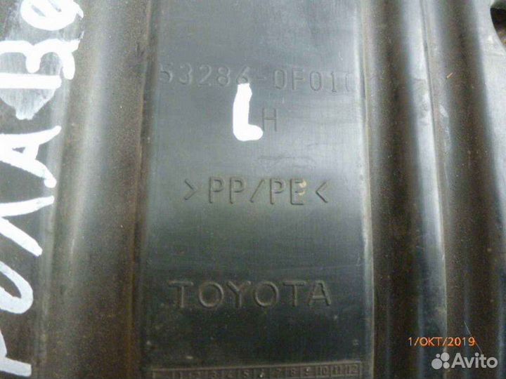 Воздуховод радиатора левый Toyota Corolla Verso