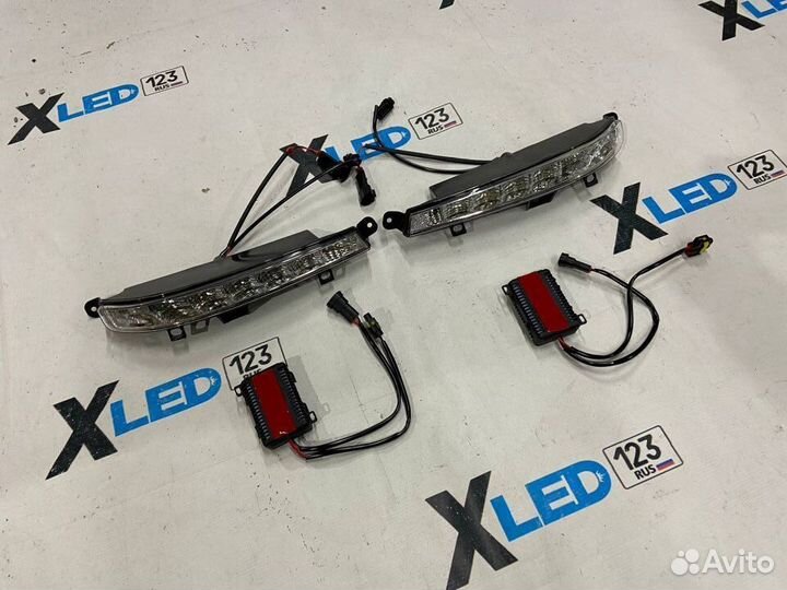 Комплект дхо туманки Mercedes W221 AMG S65