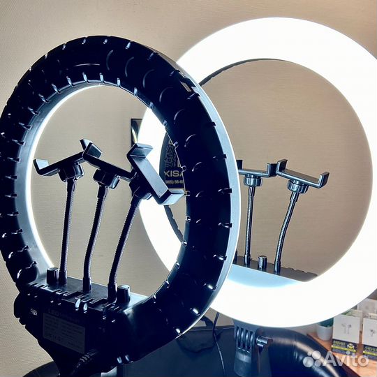 Кольцевая лампа 36 см + Штатив