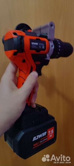 Шуруповерт для ледобура Nawin, 120Нм, 7.5Ач