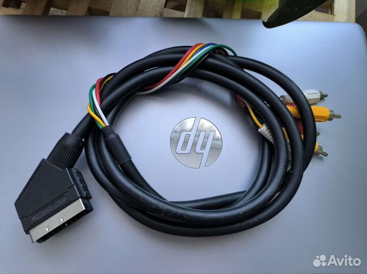 Кабель Hama 2м Scart - 6 RCA скарт-6 тюльпанов