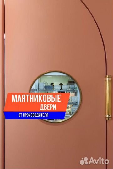 Дверь маятниковая