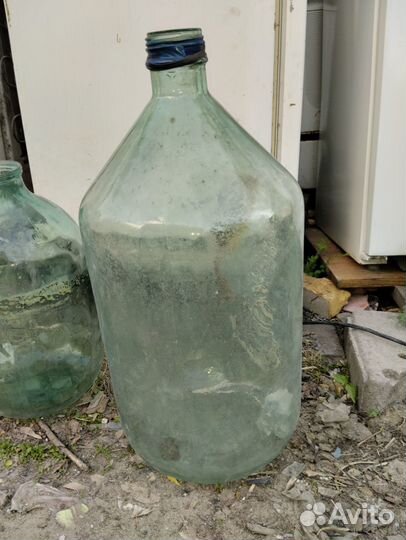 Бутыли стеклянные 20л и 10л