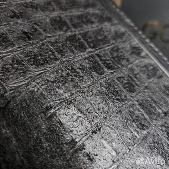 Ежедневник крокодил, натуральная кожа, сменный бло