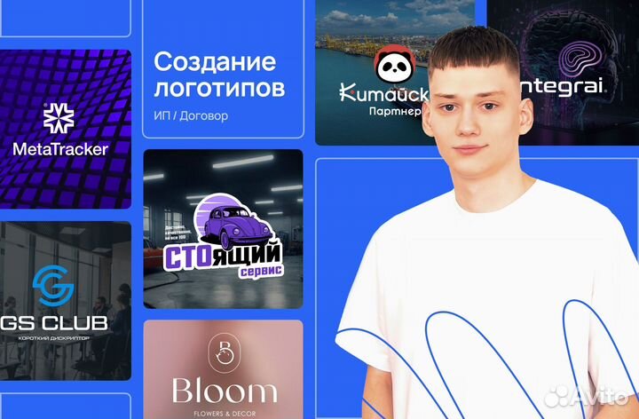 Создание логотипа /Нейминг/Банеры/Листовки