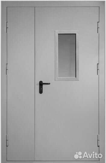 Противопожарная дверь двустворчатая