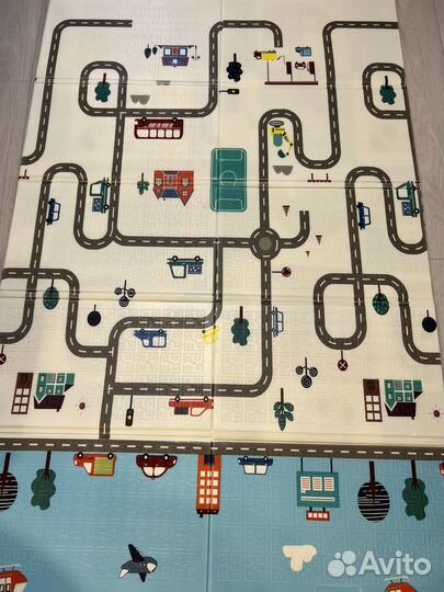 Детский развивающий коврик игровой