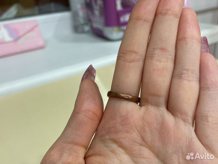 Кольцо с сердечком