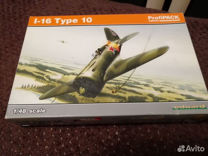 Модель самолета eduard i-16 type 10 profi pack