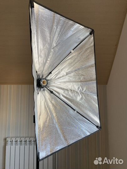 Софтбокс, комплект света с лампой