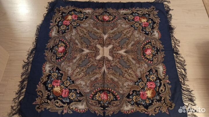 Павлопосадский платок шерсть