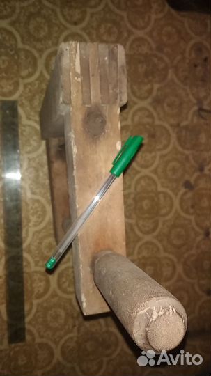 СССР старина струбцина с деревянным болтом в музей