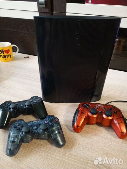 Sony PS3 (500GB) Super slim прошитая +70 игр