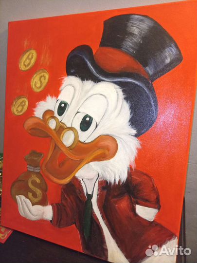 Картина акрилом на холсте