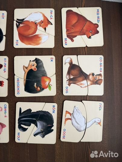 Детский деревяный пазл