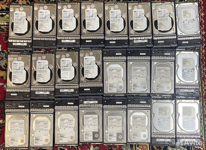Серверные диски Sas hitachi,wd