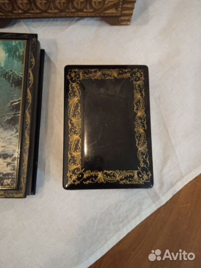 Шкатулки СССР винтаж