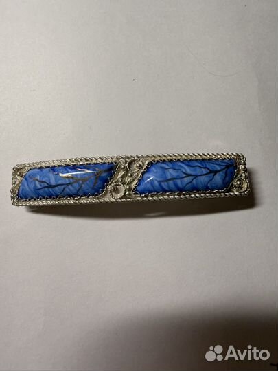 Заколка финифть