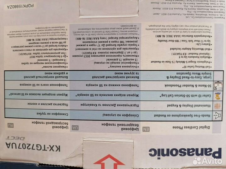 Телефон panasonic