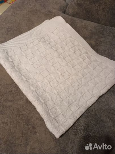 Плед детский вязаный